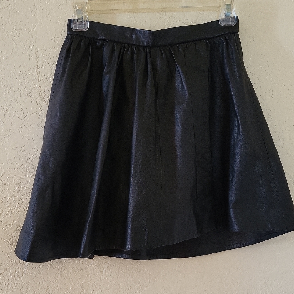 NWT Iro Glody Wrap Leather Mini Skirt
